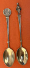 Set Of 2 Turkey Istanbul Constantinopol Sterling 800 Silver Souvenir Spoon