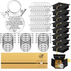 24 Sets 2026 Graduation Gifts Unisex Bracelets Comes In Cap Classic Style