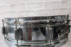 Vintage 1964 Rogers Powertone Cob Snare Drum 5x14 Cleveland Ohio Beavertail 3120