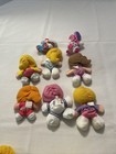 Smooshees Plush Doll Lot Of 8 Fisher Price Vintage Toys 1980s Girl  Small Dolls
