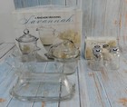 Anchor Hocking Clear 5 Piece Table Service Set Savannah W  Shackers