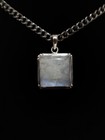 25 4 Mm Sterling Silver 925 Square Moonstone Pendant Bezel Setting 
