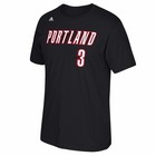 Cj Mccollum Nba Adidas Men s Portland Trail Blazers Black Jersey T-shirt