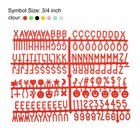 Felt Letter Board Letters Numbers Symbols 3 4 Inch 7pcs Alphabet Changeable