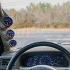 Glowshift Tan Triple Pod For 99-07 Super Duty F250 6 0 7 3   Black Diesel Gauges