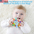 Baby Montessori Sensory Toys For 0-6 6-12 Months  Baby Teether Teething Toys For