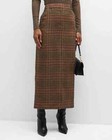 Veronica Beard Maxine Plaid Maxi Skirt  Size 2  448 Nwt