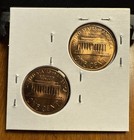 1968-p   D Lincoln Memorial Cents  From Original Bu Rolls  Cherry Red       6808