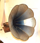 Beautiful Working 1907 Columbia Harmony Spring Wind Outside Horn Phonograph