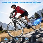 26 ebike Commuter Bike 48v 10ah  30mph 1500w Peak Ebike For Adults Electric Bike