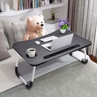 Slendor Lap Desk With Cup Holder  Foldable Laptop Table For Bed  Portable Bed   