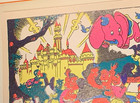Disney After Dark Vintage 1969 Blacklight Headshop Postcard By Wolly Wood 5 x 8 