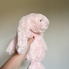 Little Jellycat Pink Bunny Rabbit Plush Stuffed Animal  6-14   With Rattle