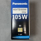 Panasonic Kx-ts105w White Corded Telephone Intergraded Phone - Nob