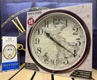 Rhythm Musical Wall Clock 12 Melody    earth    Cmh766ur06 Navigational Americas Map