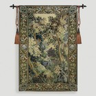Tapestry Green Forest Landscape Vintage Tapestry Wall Hanging 100  Cotton Siz   