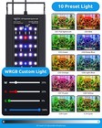 Seaoura Aquarium Led Light With Thermometer  24-30in Full Spectrum Lights For   