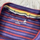 Smartwool Women s Xl Purple Red Striped Merino Long Sleeve Tee Base Layer