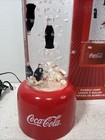 Vintage Htf Rare Tall Coca Cola Bubble Lamp W Coke Bottles   Polar Bears W Box