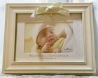 Hallmark Religious Wood Picture Frame New Baby 4x6  Loved One  Cross  Special