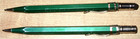 Lot Of 2 Vintage Scripto 4-40 Atlanta Green Mechanical Pencils