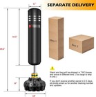 Freestanding Punching Bag Heavy Solid Boxing Bag With Suction Cup Armor Base  