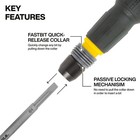 Klein Tools 32960a Fastbit Tru-grip Screwdriver  Phillips   Slotted Bits