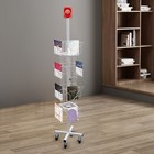 4 Tier 16 Pocket 360   Rotating Greeting Card Rack Post Card Rack Retail Display
