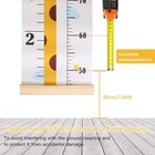 Growth Chart kids Canvas Height Ruler removable Wall Decor