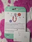 Red Lightning Mcqueen Silicone Pacifier Clip - New