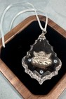 Swarovski Crystal Guardian Angel Nursery Pendant Sterling Silver 