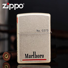 Antique Silver Bullfight Marlboro Zippo Lighter Us Shipping