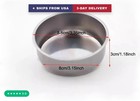 3 Pack Spirit Burner Portable Ultralight Solid Fuel Tablets Holder Bowl Containe