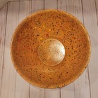 Rachel Ray Speckled Confetti Bowl Orange Melamine Splatter  Garbage Bowl 10 