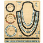 Bamboo Bead Board Jewelry Making Tray Bracelet Necklace Design Mat Diy