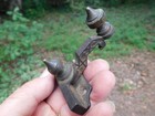 2 52  Antique Victorian Cast Iron Window Sash Lock  very Ornate 