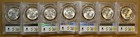 1957 Pcgs Ms64fbl Franklin Half Dollar - 100  Blazing White