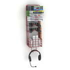 Wall Mount Game Rack Multimedia Storage Tower Dvd Cd Shelf Organizer Media Rack