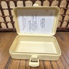 Pg e Beige Metal First Aid Kit Tin  Medicine   First Aid Advertising  1979