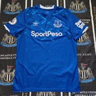 Everton Home Football Shirt Jersey Umbro Richarlison 2019 2020 Size L