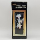New Vintage Fiber Optic Flower Lamp W color Changing Light By Telesonic Tested