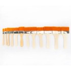  12 Pcs Painting Tools Child Acrylics Stipple Brush Set Work Wooden Oil