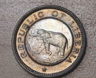 1941 Liberia 1 2 Cent Elephant