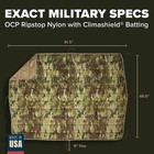 Pinnacle Mercantile Military Woobie Poncho Liner Ocp Camo Nylon Made Usa