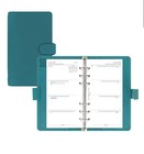 Filofax Saffiano Personal Compact Planner Organizer Aquamarine 2024 Inserts Nib