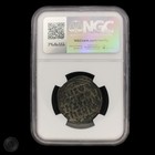 Byzantine Empire Ae Follis Christ Bust inscr  C ad 975-1035  class A2-3  -e257