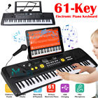 61 Key Music Electronic Keyboard Electric Digital Piano Organ For Kids Xmas Gift