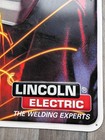 Lincoln Electric Welder Embossed Tin Metal Advertising Vintage Welding Sign