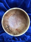 Hand Turned Pilinut Wood Bowl With Epoxy Highlights