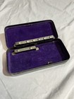Vintage Sewing Machine Clothing Attachments Tin Of Tools The Greist Mfg Co